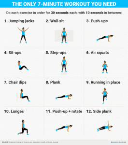 seven minute workout