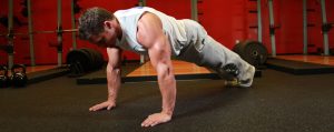 Pump shoulders with push-ups